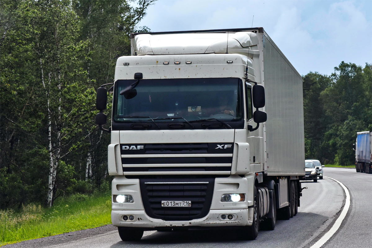 Татарстан, № Е 013 МТ 716 — DAF XF105 FT
