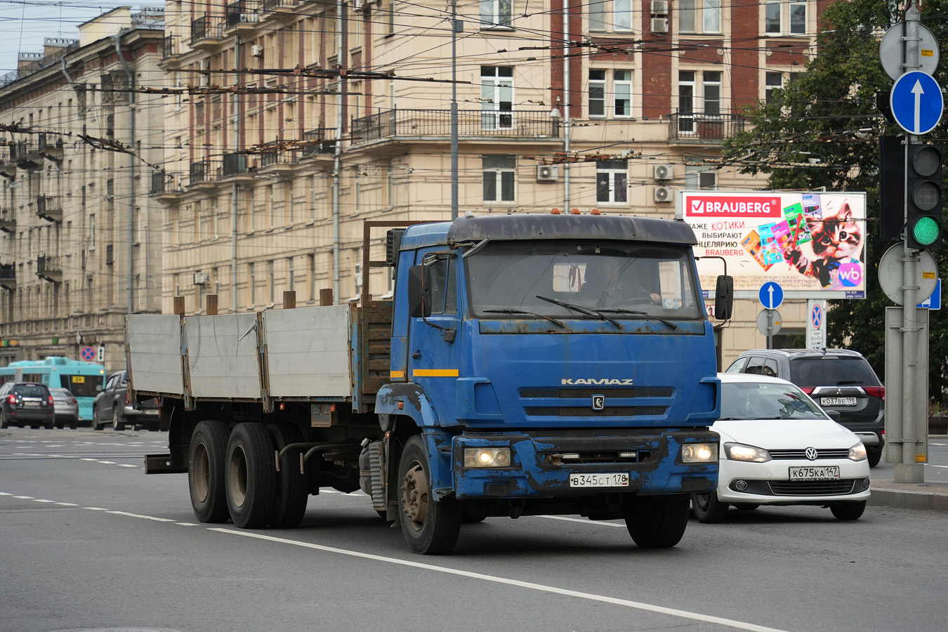 Санкт-Петербург, № В 345 СТ 178 — КамАЗ-65117-A4(23)