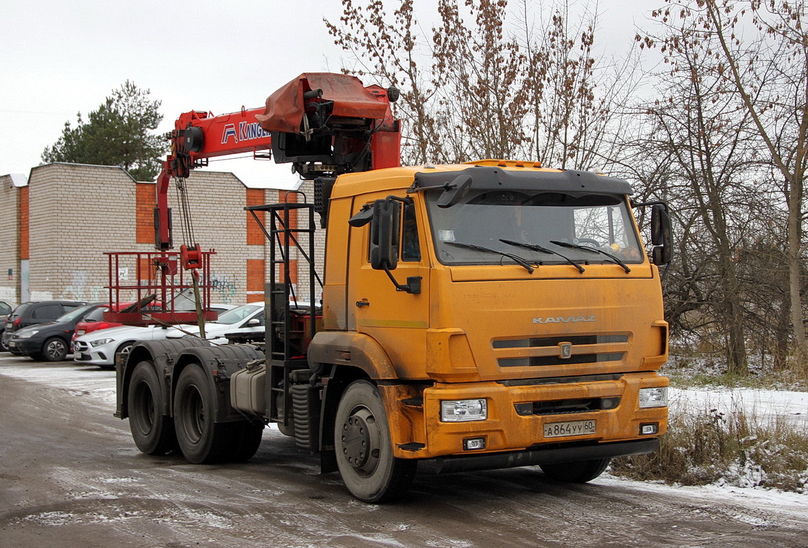Псковская область, № А 864 УУ 60 — КамАЗ-65116-A5(48)