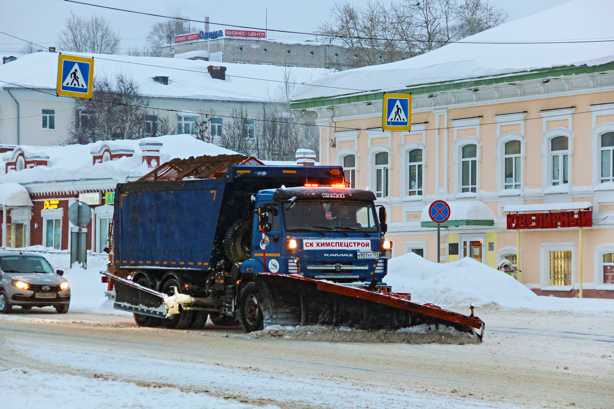 Пермский край, № К 901 УУ 159 — КамАЗ-6520 (общая модель)