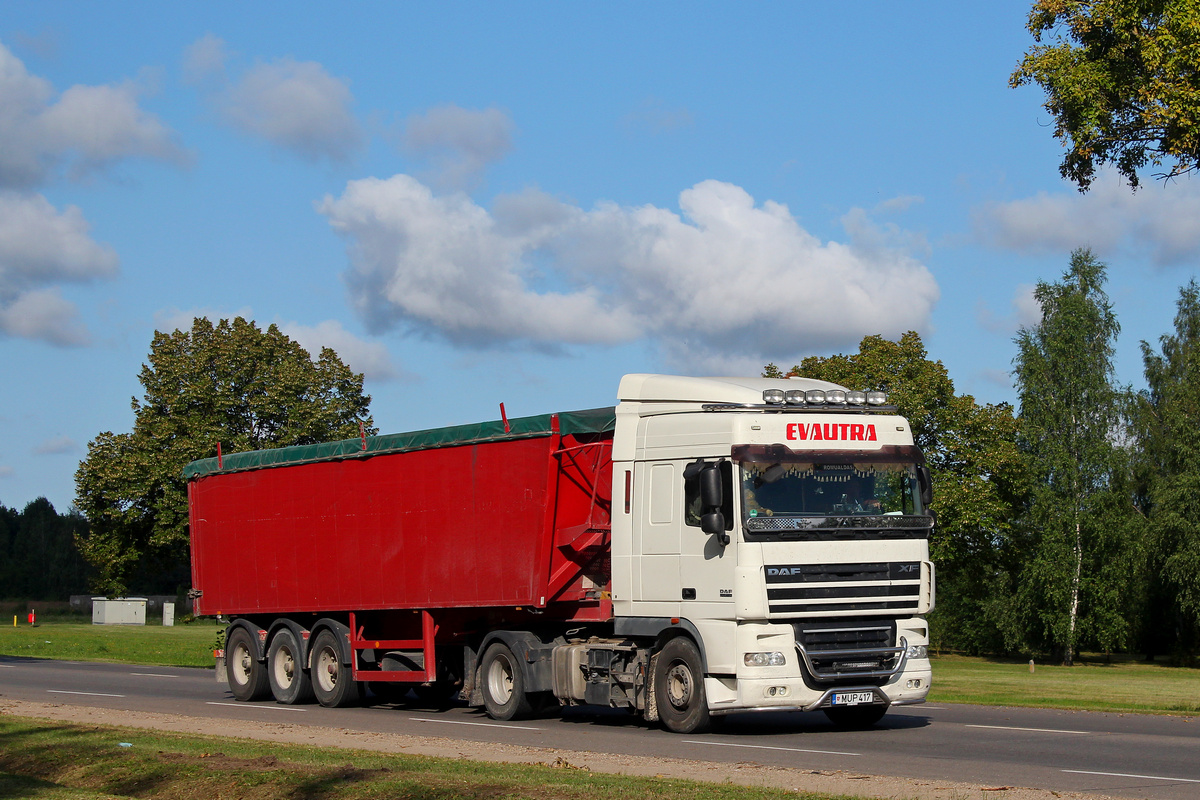 Литва, № MUP 417 — DAF XF105 FT