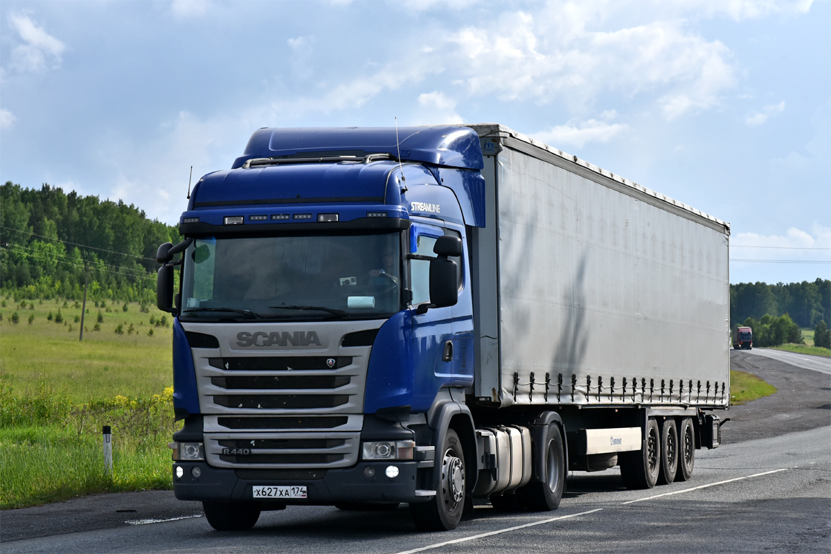 Челябинская область, № Х 627 ХА 174 — Scania ('2013) R440