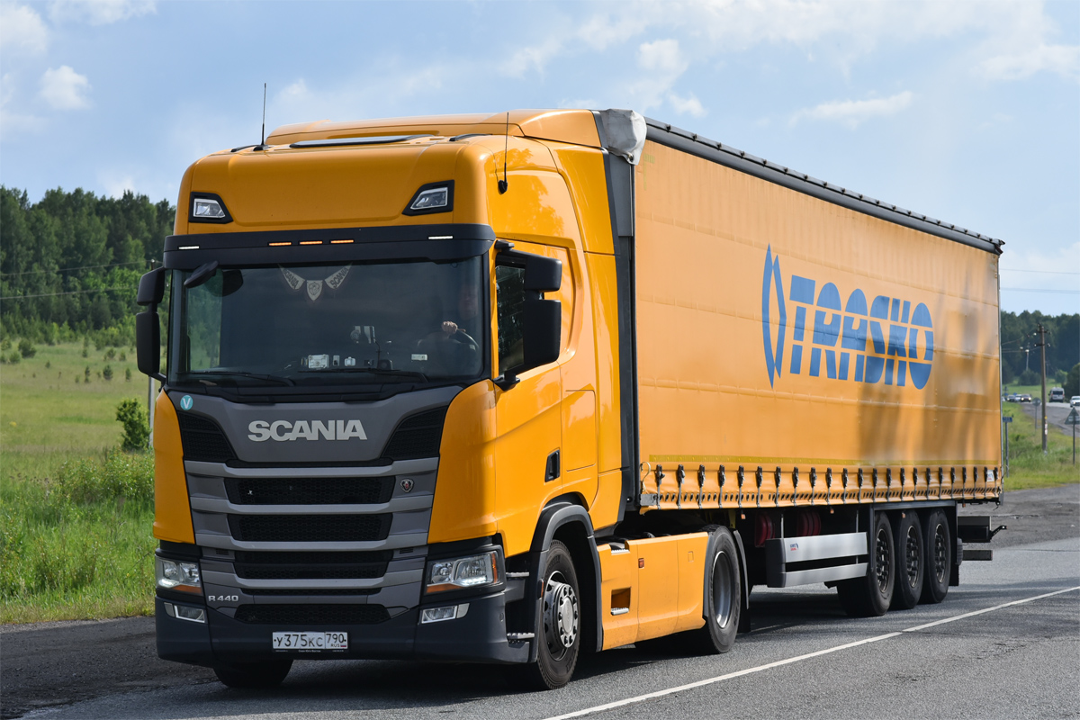 Московская область, № У 375 КС 790 — Scania ('2016) R440
