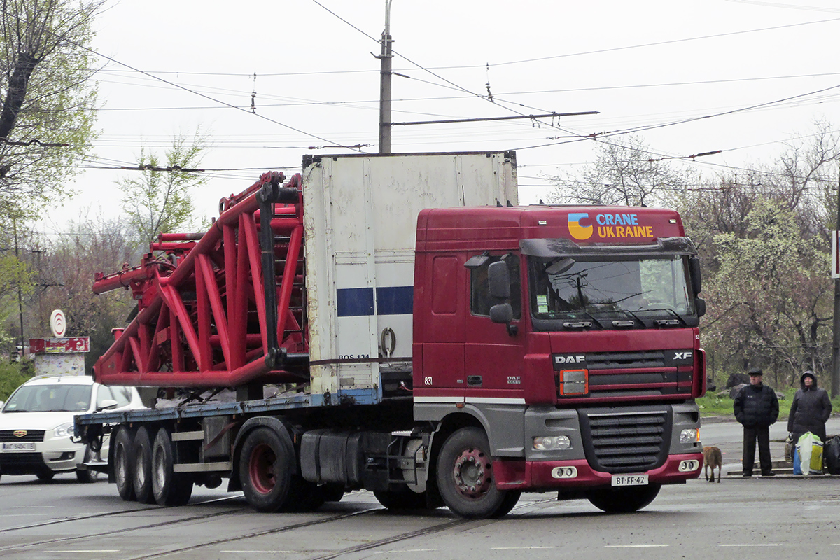 Одесская область, № BT-FF-42 — DAF XF105 FT