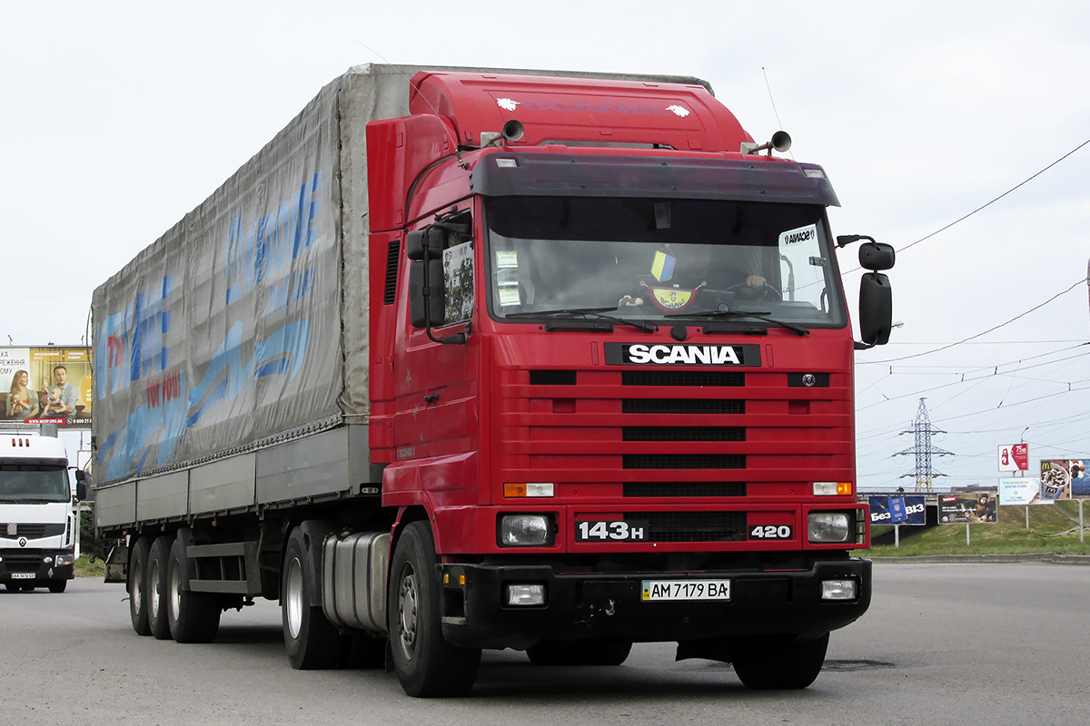 Житомирская область, № АМ 7179 ВА — Scania (III) R143H