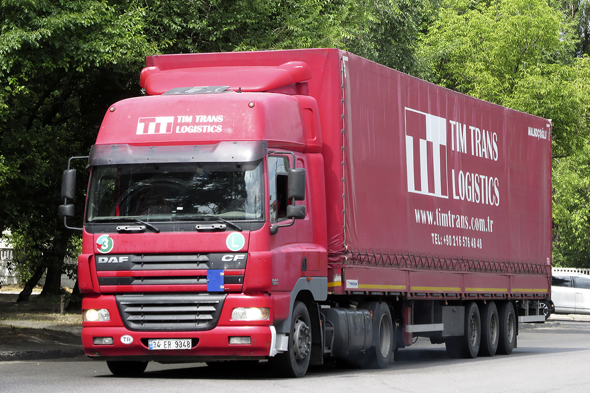 Турция, № 34 ER 9348 — DAF CF85 FT