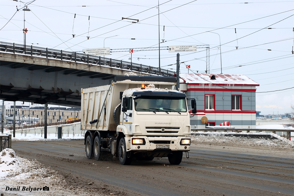 Санкт-Петербург, № Т 373 УМ 198 — КамАЗ-6520 (общая модель)