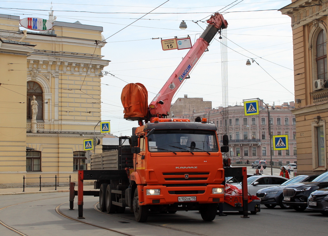 Санкт-Петербург, № Е 102 ОВ 198 — КамАЗ-65115 (общая модель)