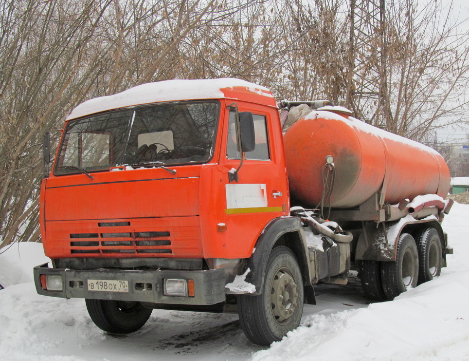 Томская область, № В 198 ОХ 70 — КамАЗ-53215 [532150]