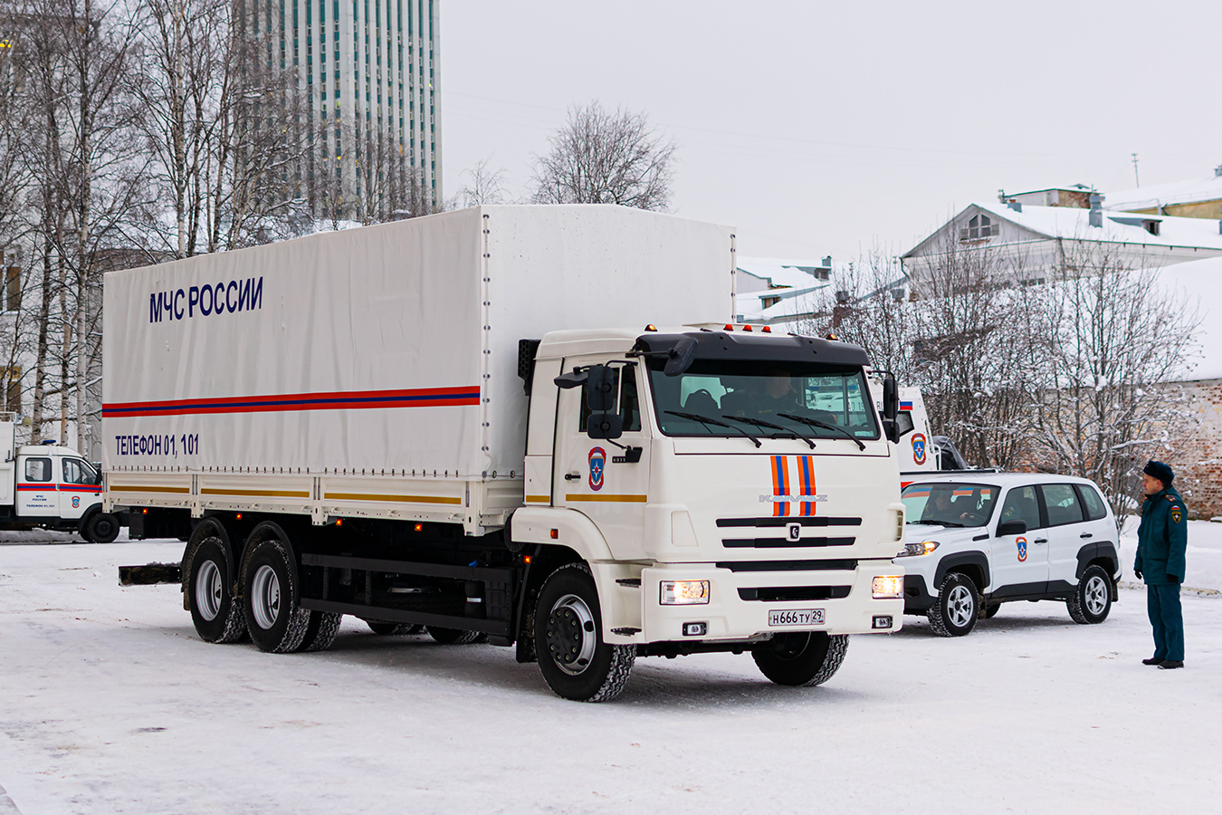 Архангельская область, № Н 666 ТУ 29 — КамАЗ-65117-A5(48)