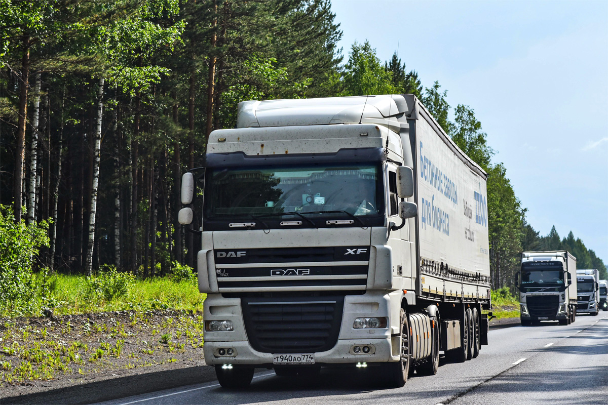 Челябинская область, № Т 940 АО 774 — DAF XF105 FT