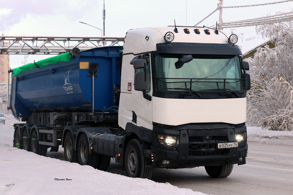Саха (Якутия), № В 035 НУ 14 — Renault T-Series ('2013)