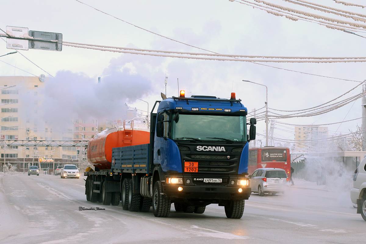 Саха (Якутия), № Х 491 НК 14 — Scania ('2013) G440