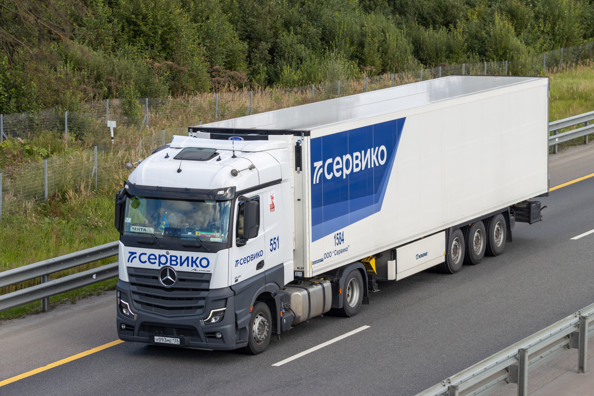 Иркутская область, № 551 — Mercedes-Benz Actros ('2022) [LRD]