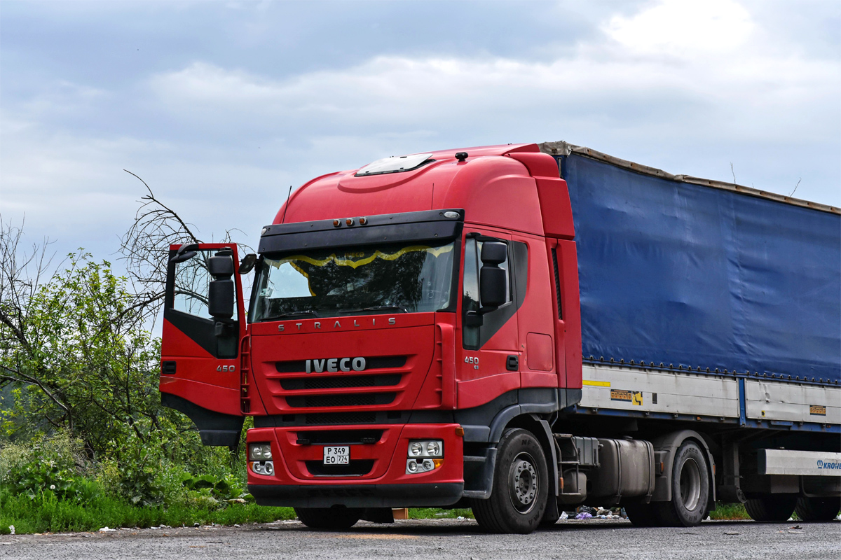Челябинская область, № Р 349 ЕО 774 — IVECO Stralis ('2007) 450