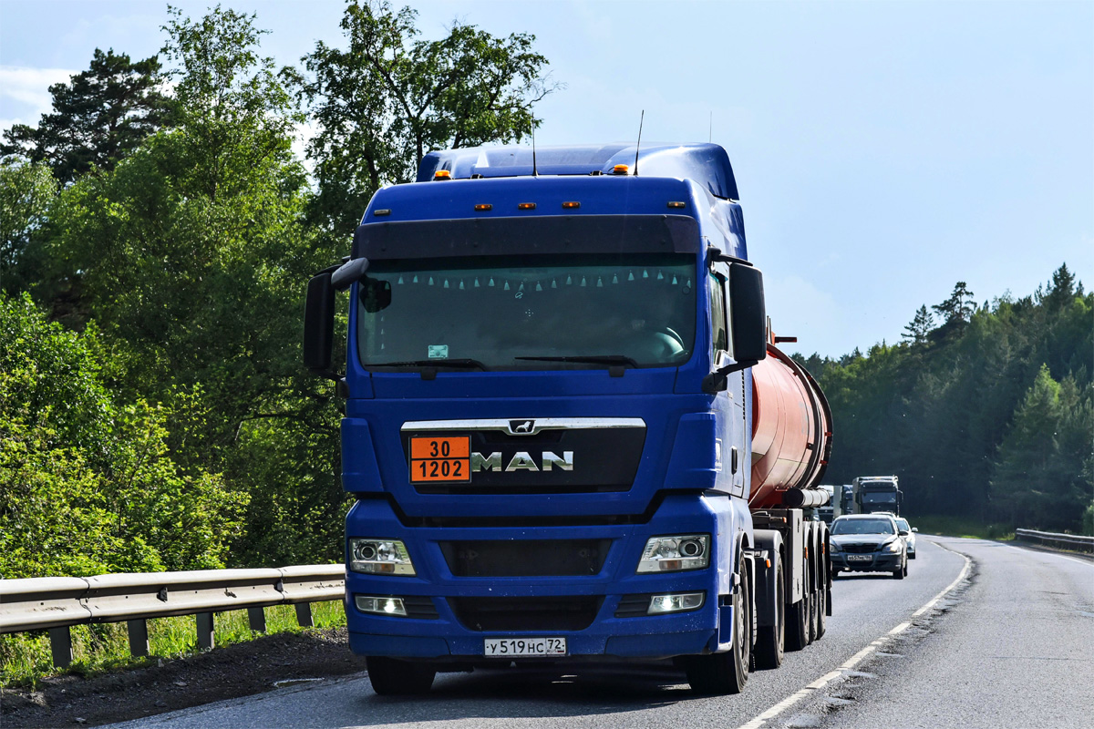 Тюменская область, № У 519 НС 72 — MAN TGX ('2007) 18.440
