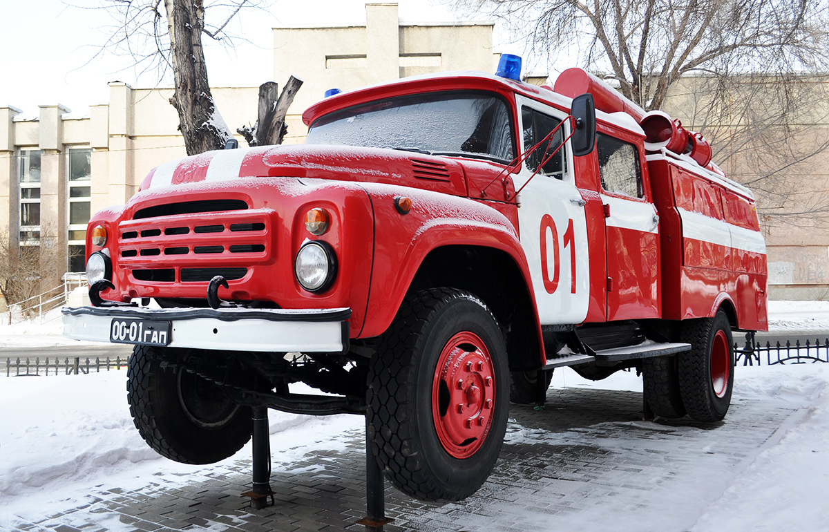 Омская область, № 00-01 ГАП — ЗИЛ-130 (общая модель); Техника на постаментах, памятники (Омская область)