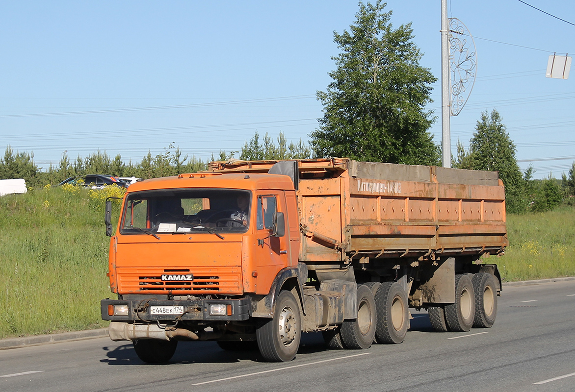 Челябинская область, № С 448 ЕК 174 — КамАЗ-54115-15 [54115R]