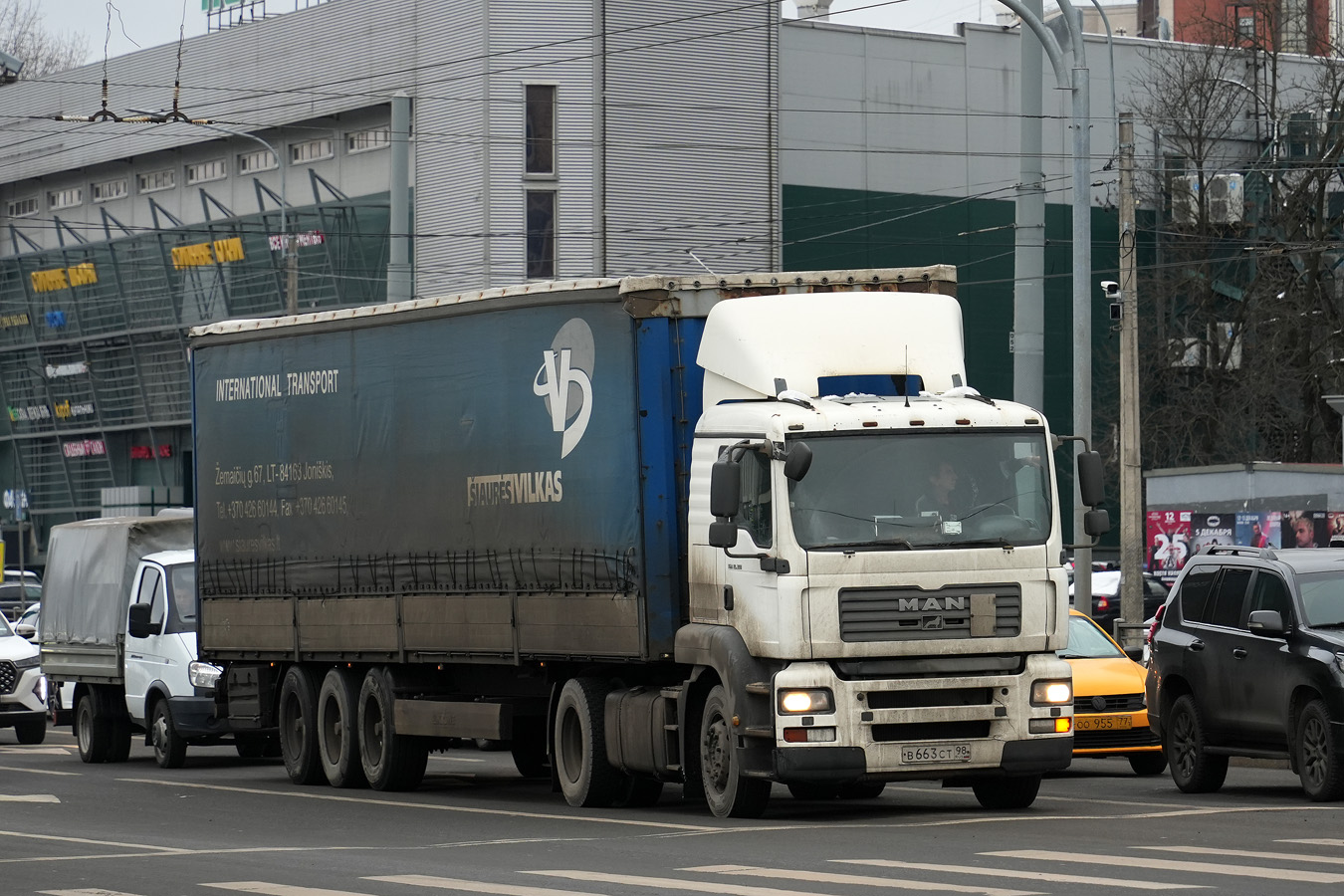 Санкт-Петербург, № В 663 СТ 98 — MAN TGA 19.390