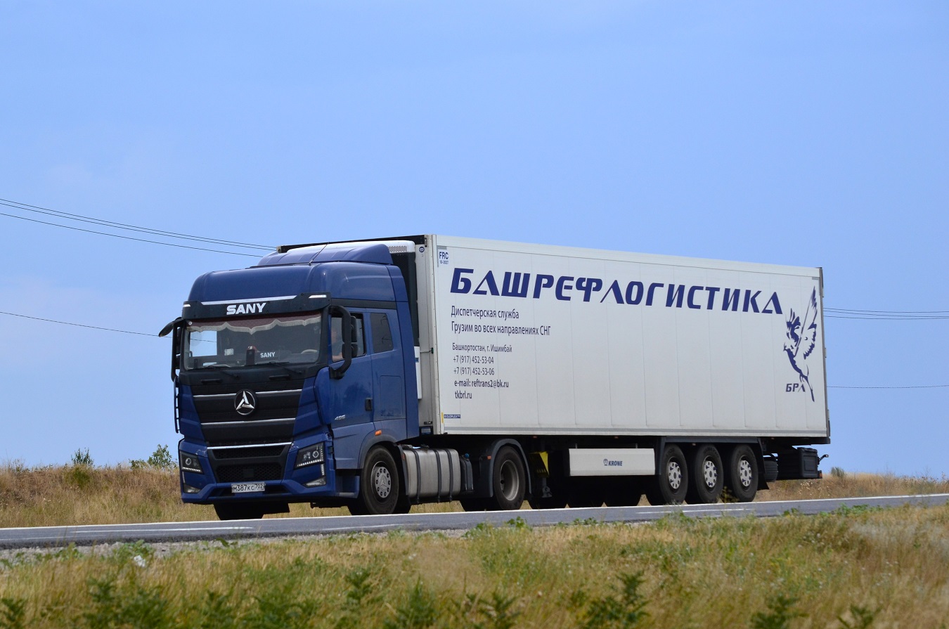 Башкортостан, № М 387 КС 702 — SANY D495 HQC4180