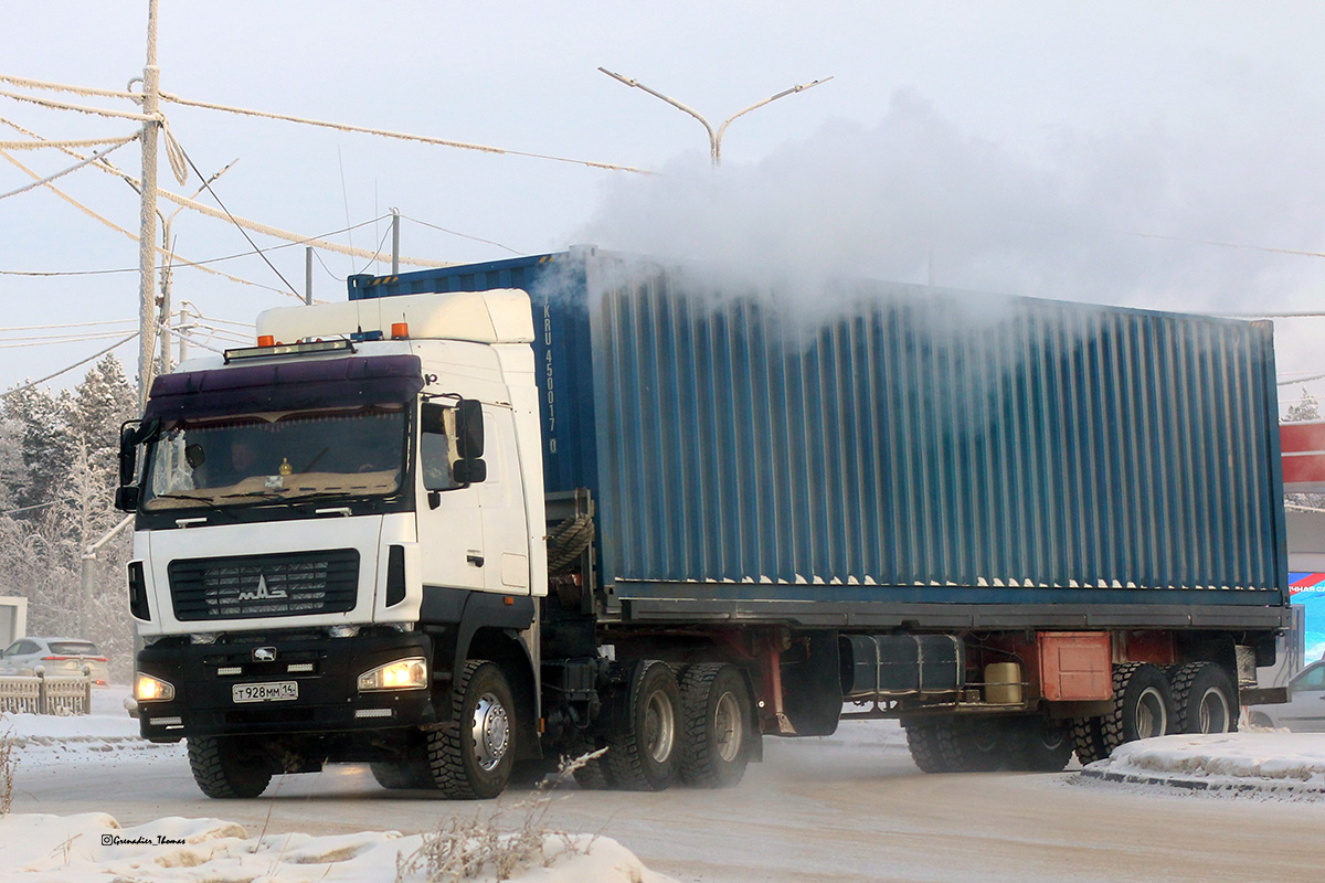 Саха (Якутия), № Т 928 ММ 14 — МАЗ-6430A9