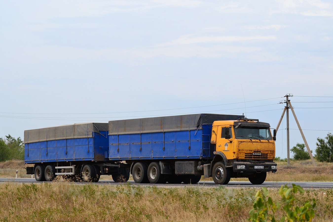 Дагестан, № О 185 КЕ 05 — КамАЗ-65117 (общая модель)
