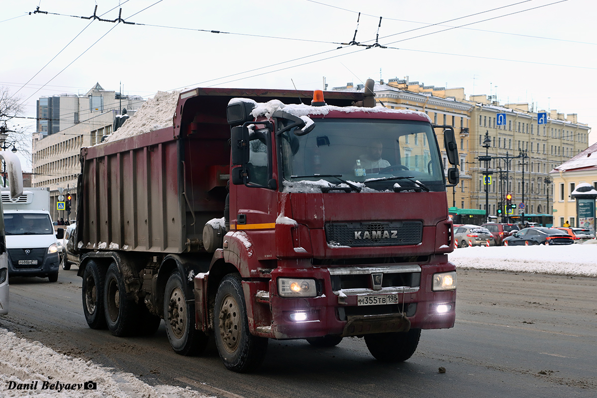 Санкт-Петербург, № М 355 ТВ 198 — КамАЗ-65801-T5(68)