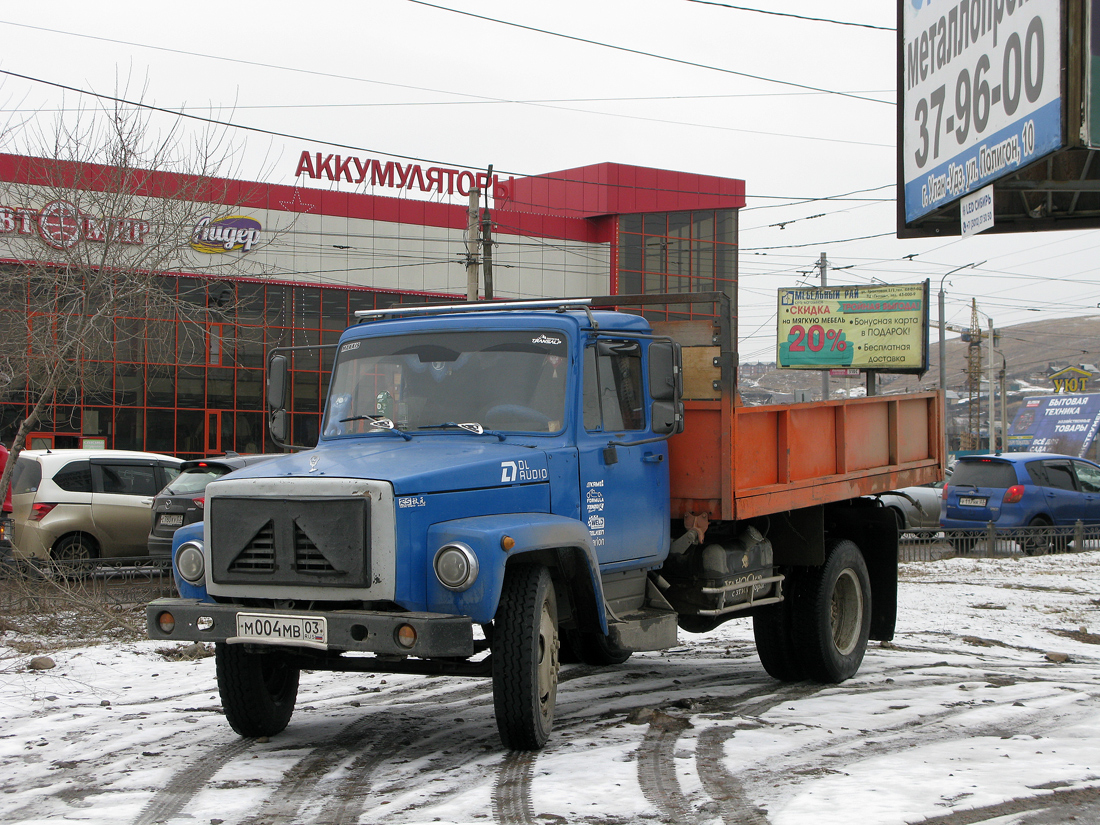 Бурятия, № М 004 МВ 03 — ГАЗ-3307