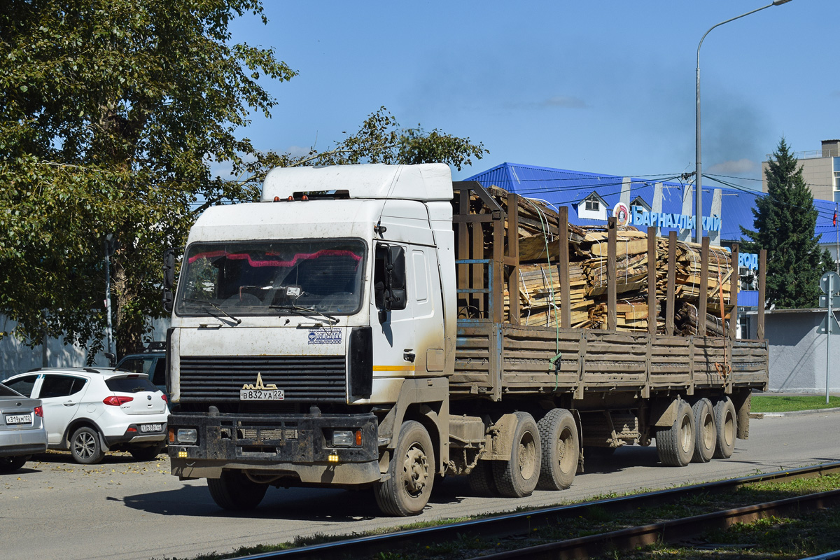 Алтайский край, № В 832 УА 22 — МАЗ-6430A9