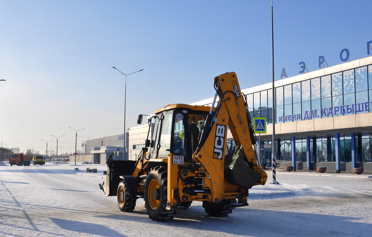 Омская область, № 4093 АА 55 — JCB 3CX