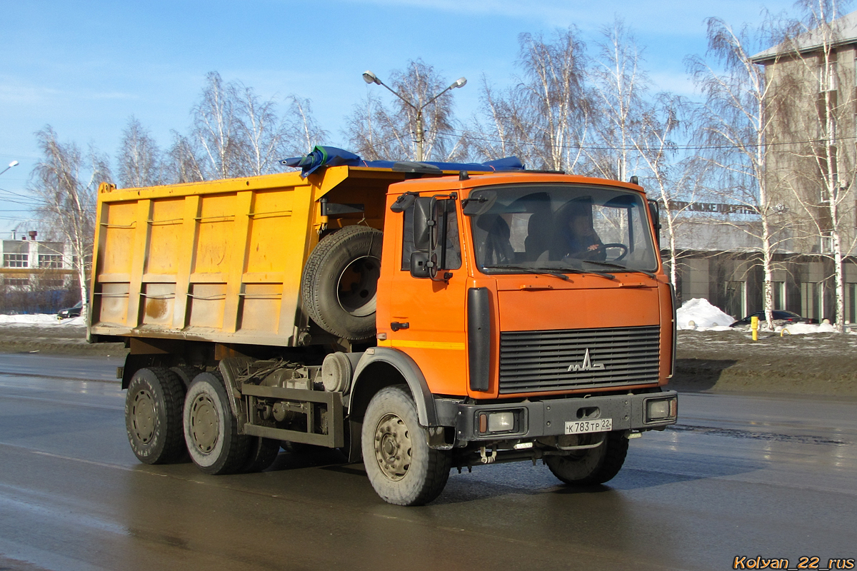 Алтайский край, № К 783 ТР 22 — МАЗ-551605