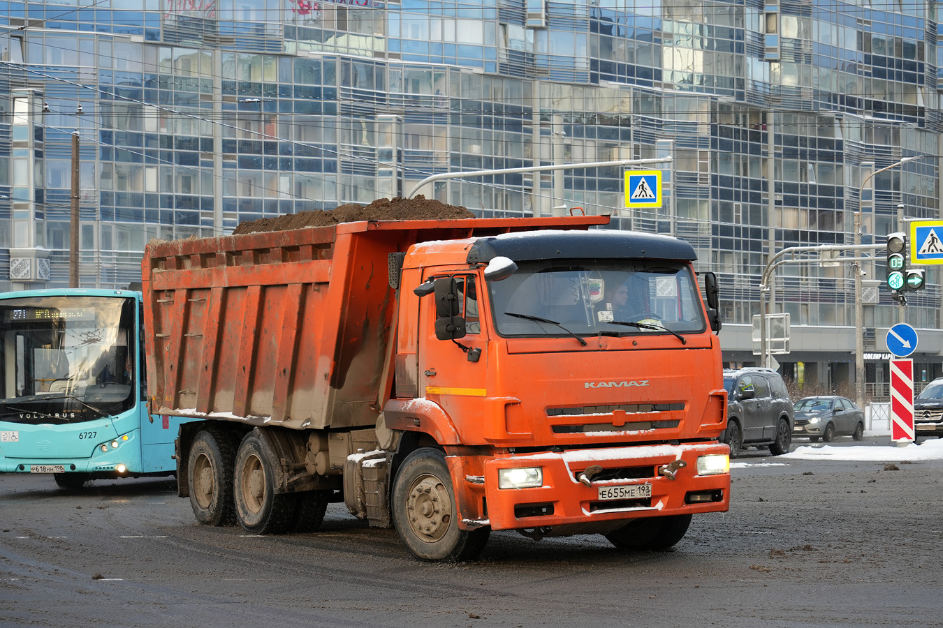 Санкт-Петербург, № Е 655 МЕ 198 — КамАЗ-6520 (общая модель)