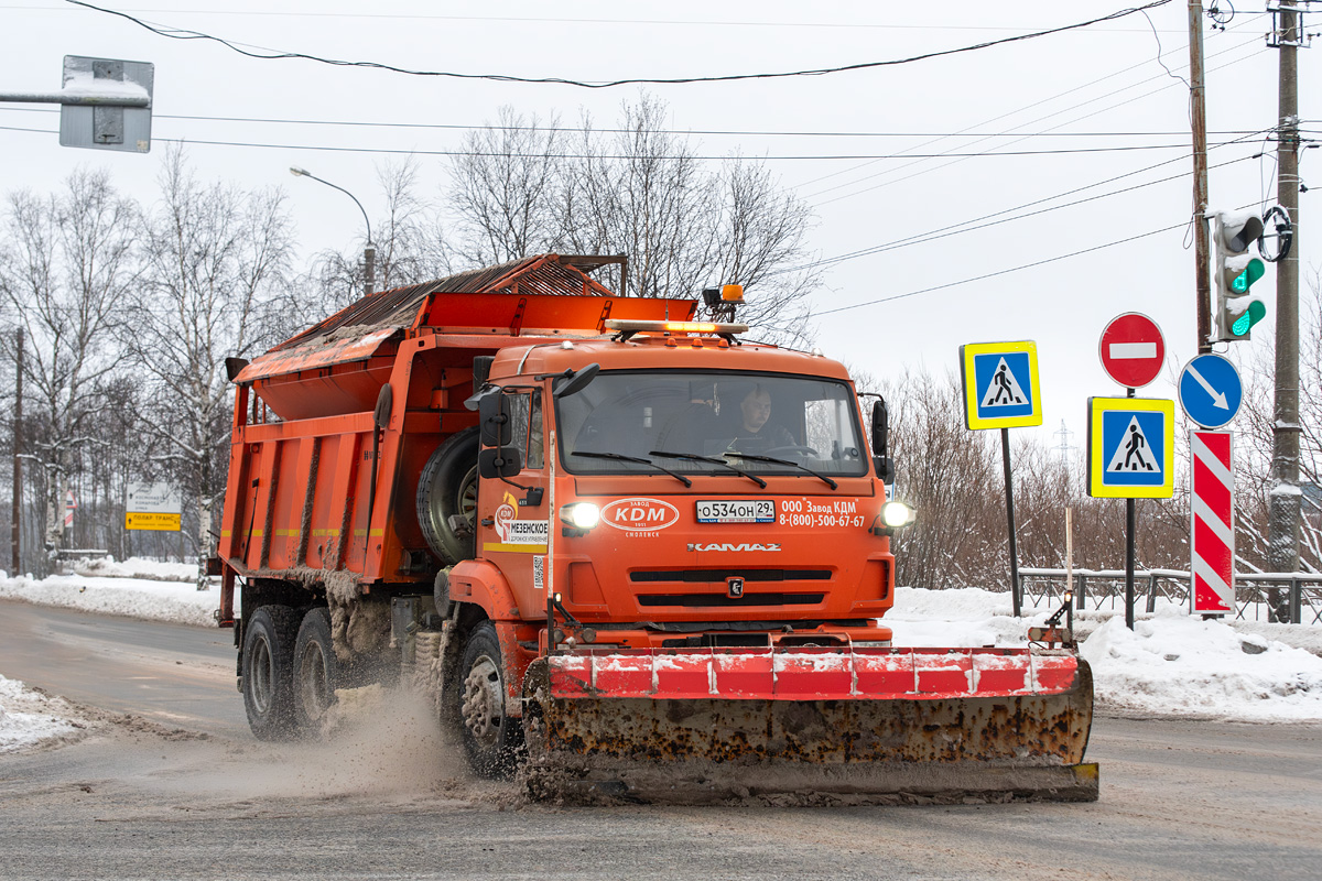Архангельская область, № О 534 ОН 29 — КамАЗ-65115-A5(48)