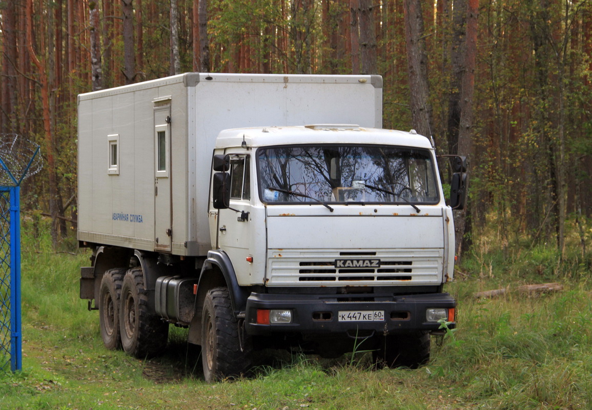 Псковская область, № К 447 КЕ 60 — КамАЗ-43118-15 [43118R]