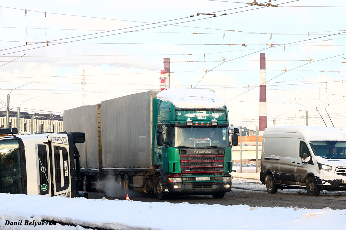 Ленинградская область, № У 556 УВ 47 — Scania ('1996) R124L