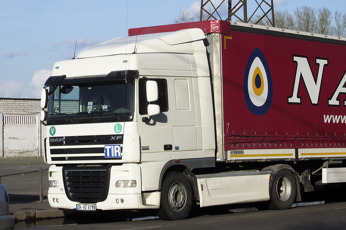 Турция, № 34 HZ 6799 — DAF XF105 FT