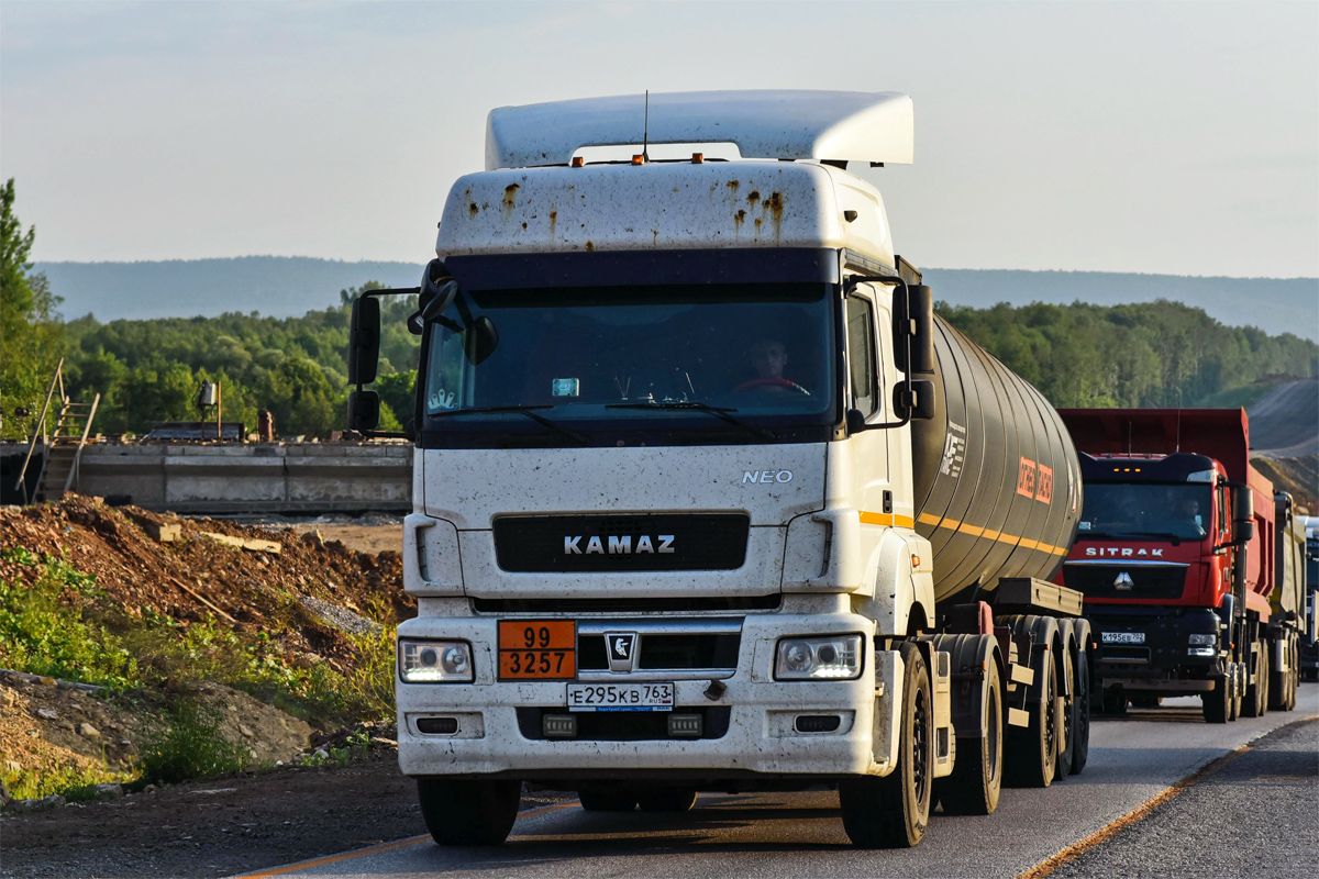 Самарская область, № Е 295 КВ 763 — КамАЗ-5490-S5(87)