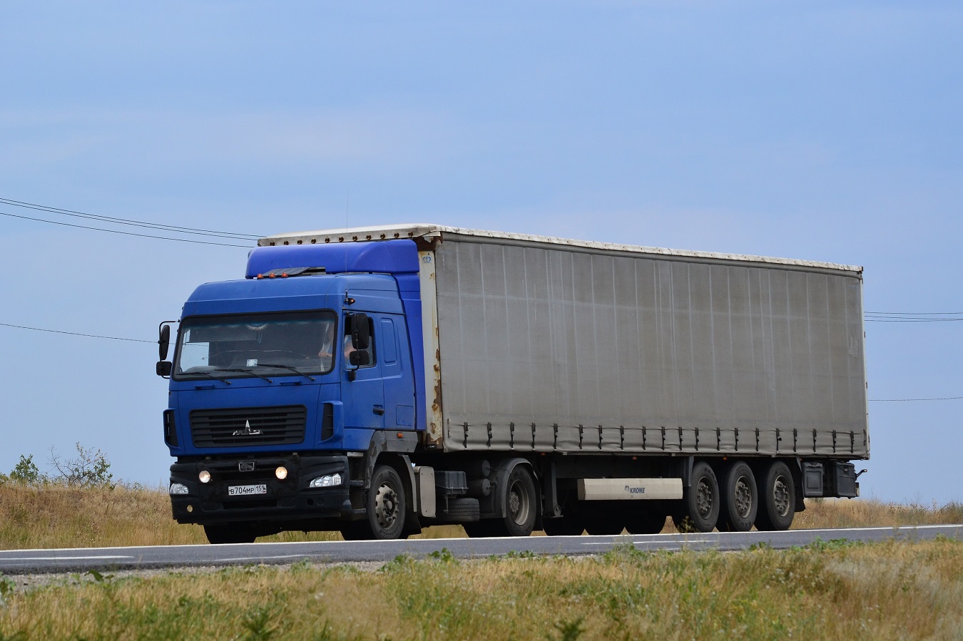Пермский край, № В 704 МР 159 — МАЗ-544018