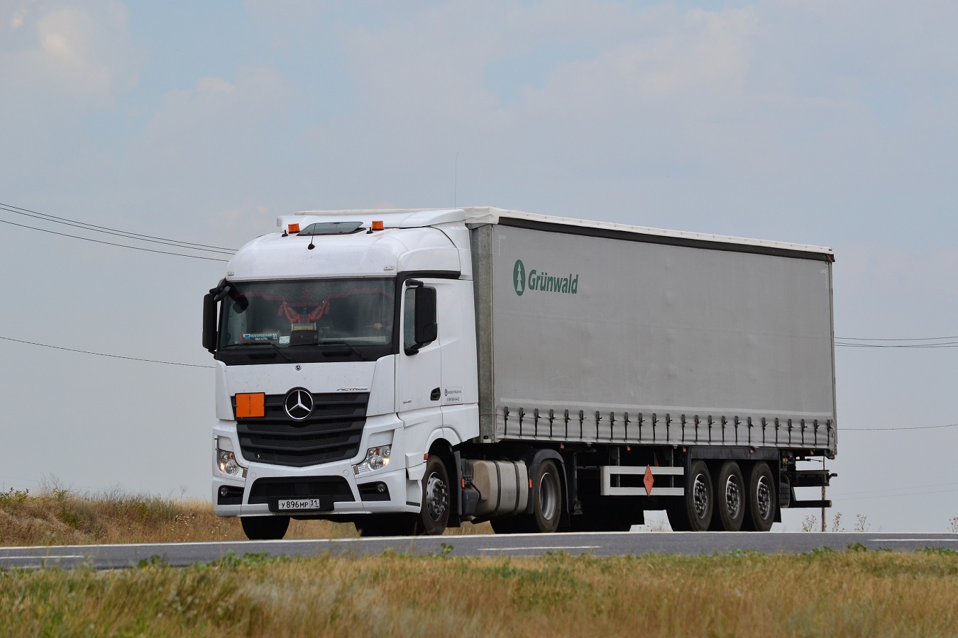 Белгородская область, № У 896 МР 31 — Mercedes-Benz Actros ('2022) [LRD]