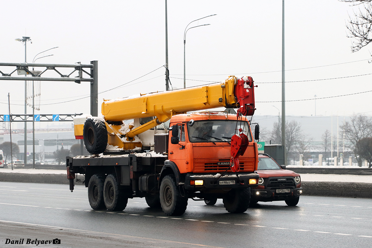 Санкт-Петербург, № О 498 ЕО 198 — КамАЗ-43118-15 [43118R]