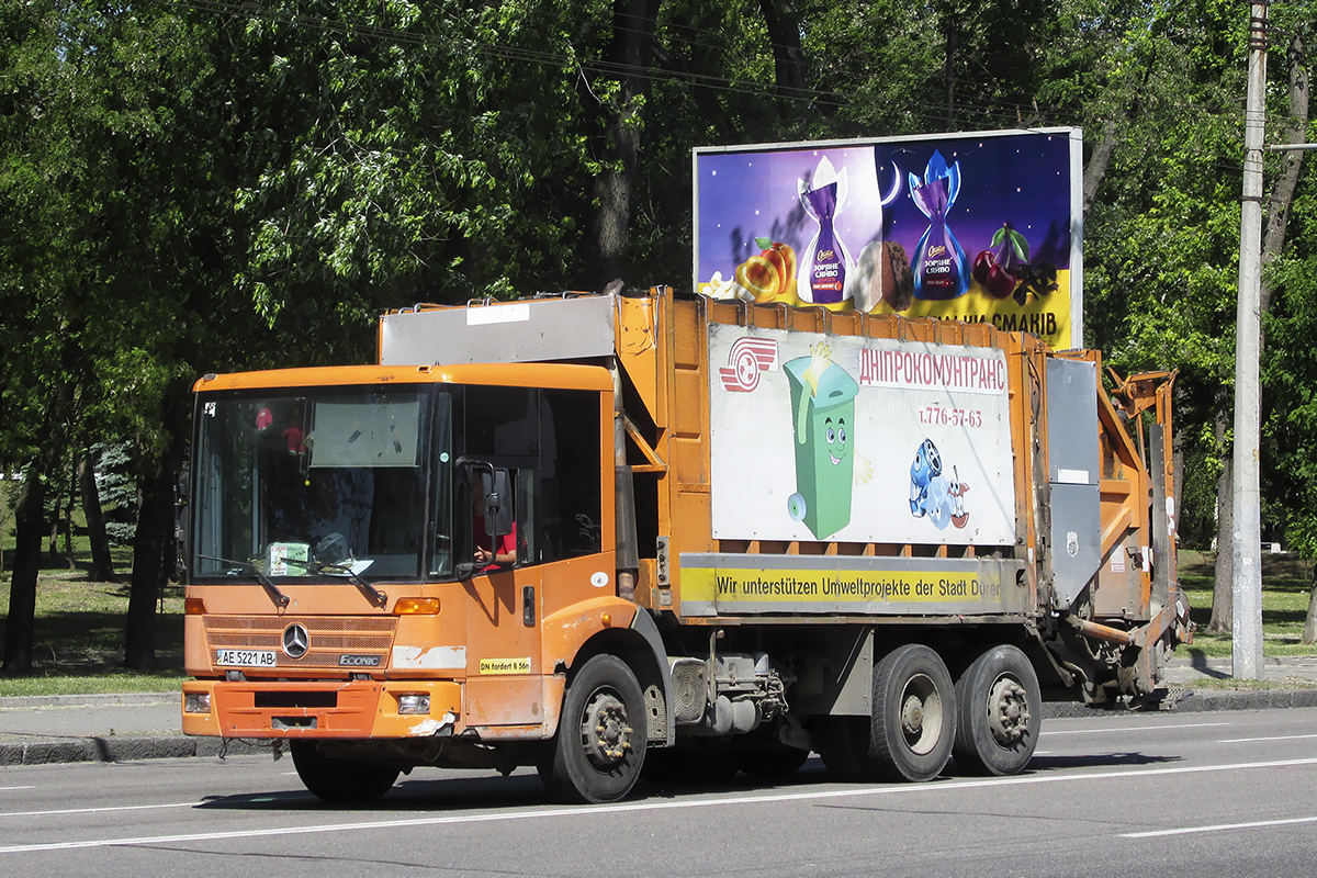 Днепропетровская область, № АЕ 5221 АВ — Mercedes-Benz Econic