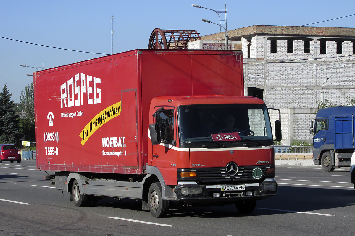 Днепропетровская область, № АЕ 7764 ВВ — Mercedes-Benz Atego 815