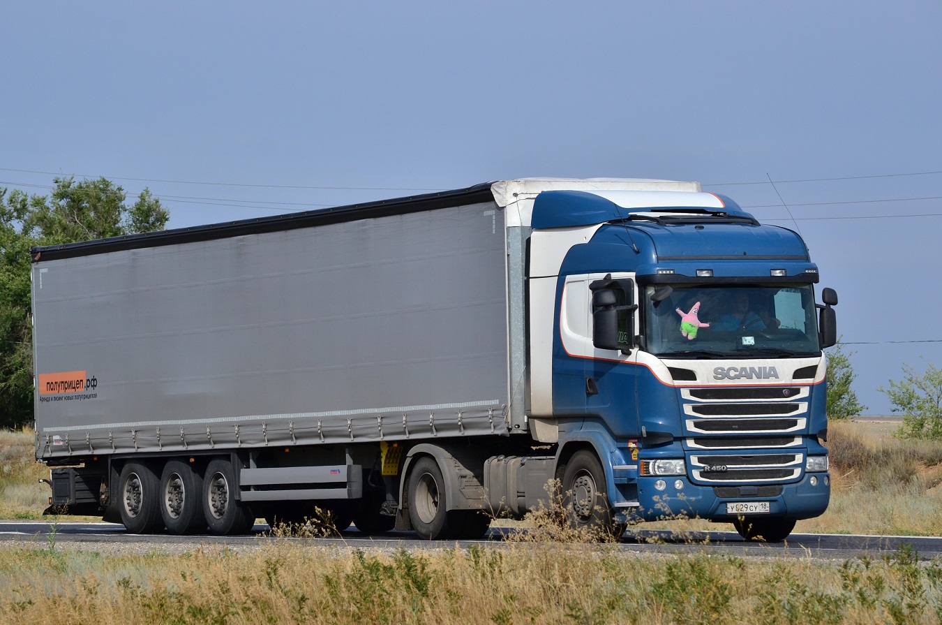 Удмуртия, № У 829 СУ 18 — Scania ('2013) R450