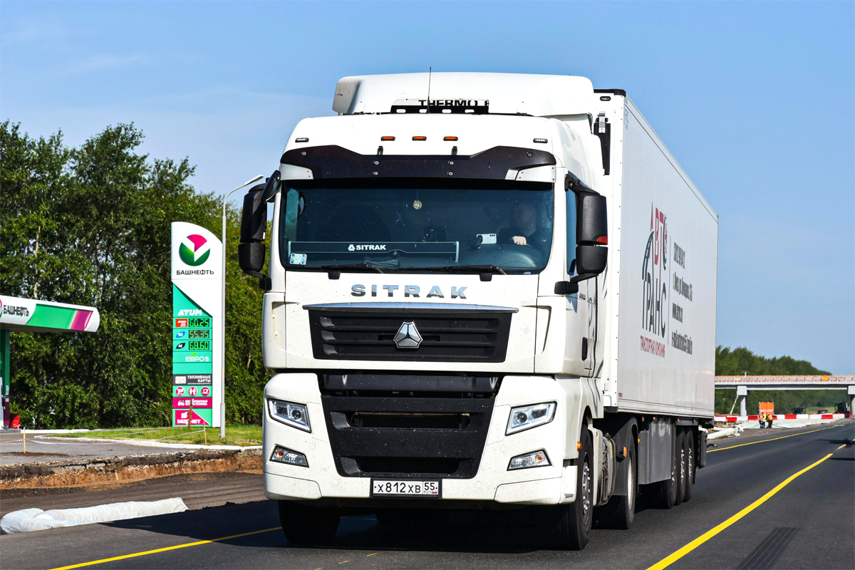 Омская область, № Х 812 ХВ 55 — Sitrak C7H ZZ4186