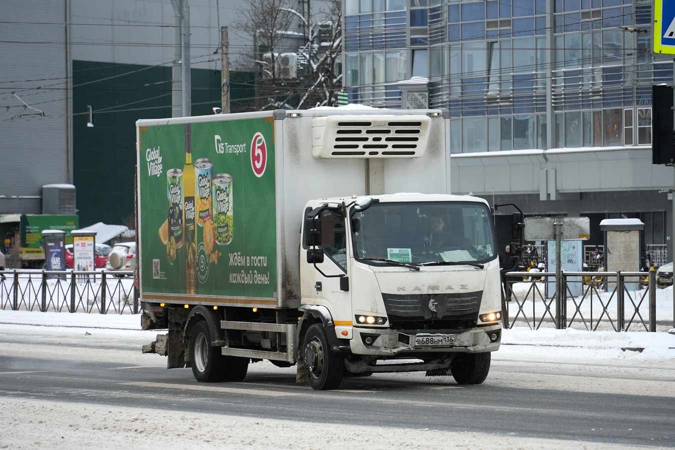 Санкт-Петербург, № В 688 НМ 136 — КамАЗ-43082-H5 "Компас 12"