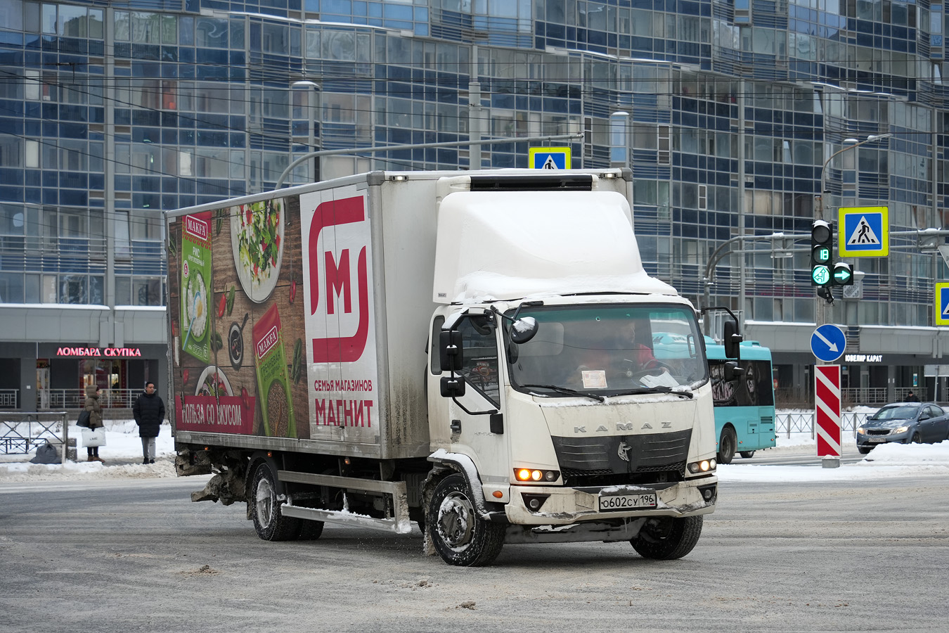 Санкт-Петербург, № О 602 СУ 196 — КамАЗ-43082-H5 "Компас 12"