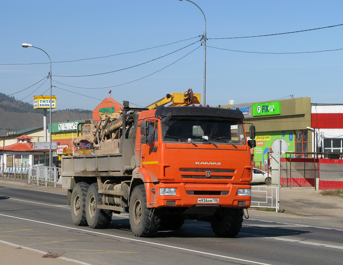 Иркутская область, № М 936 НМ 138 — КамАЗ-43118 (общая модель)