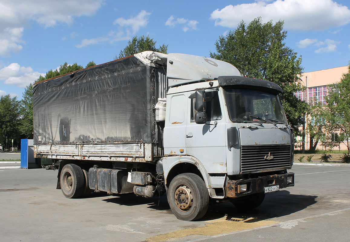 Челябинская область, № К 822 ХУ 74 — МАЗ-53366