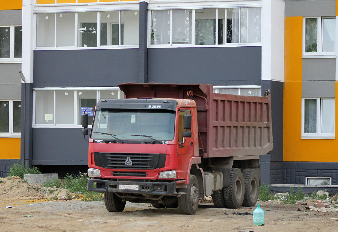 Челябинская область, № М 922 РС 72 — Howo HW ZZ3257