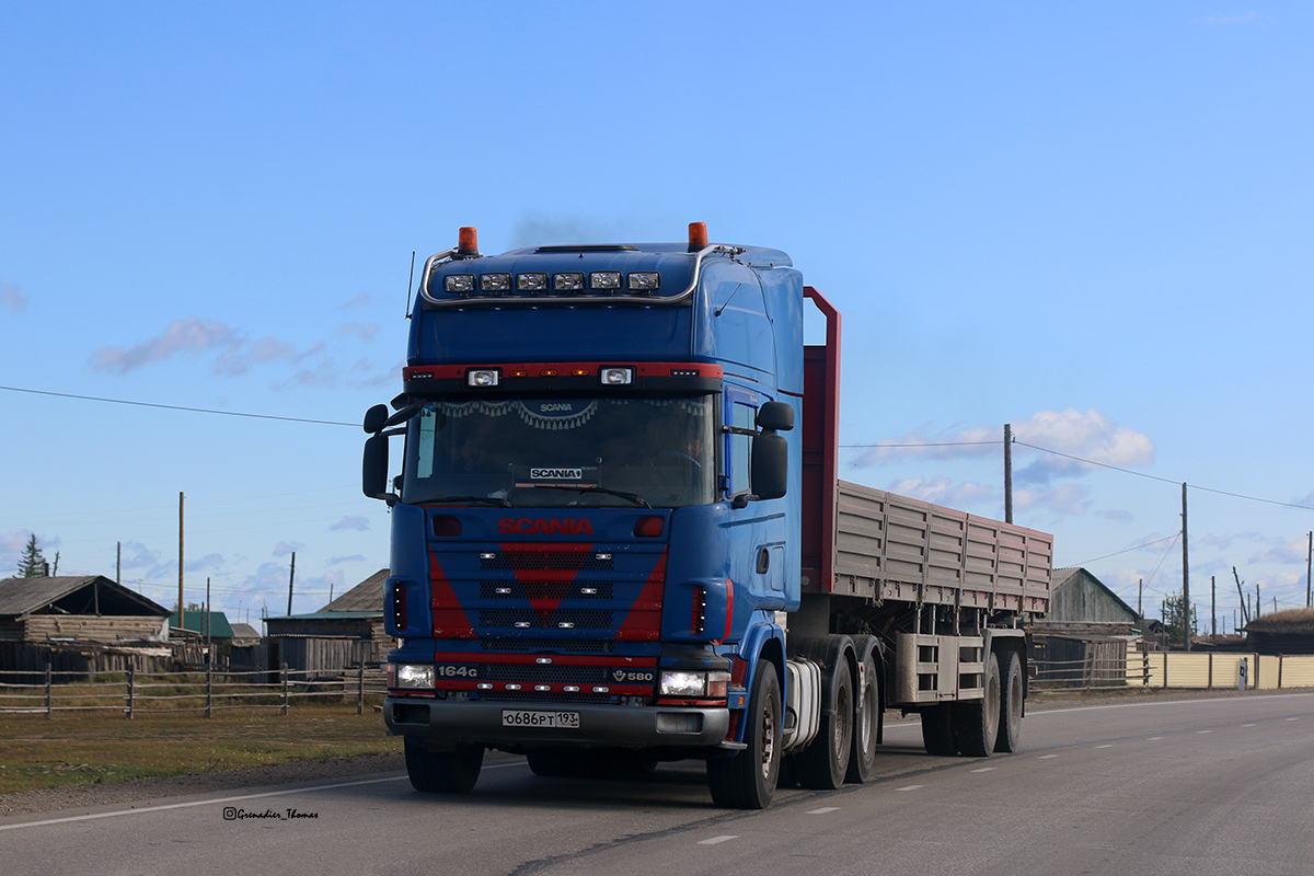 Саха (Якутия), № О 686 РТ 193 — Scania ('1996) R164G